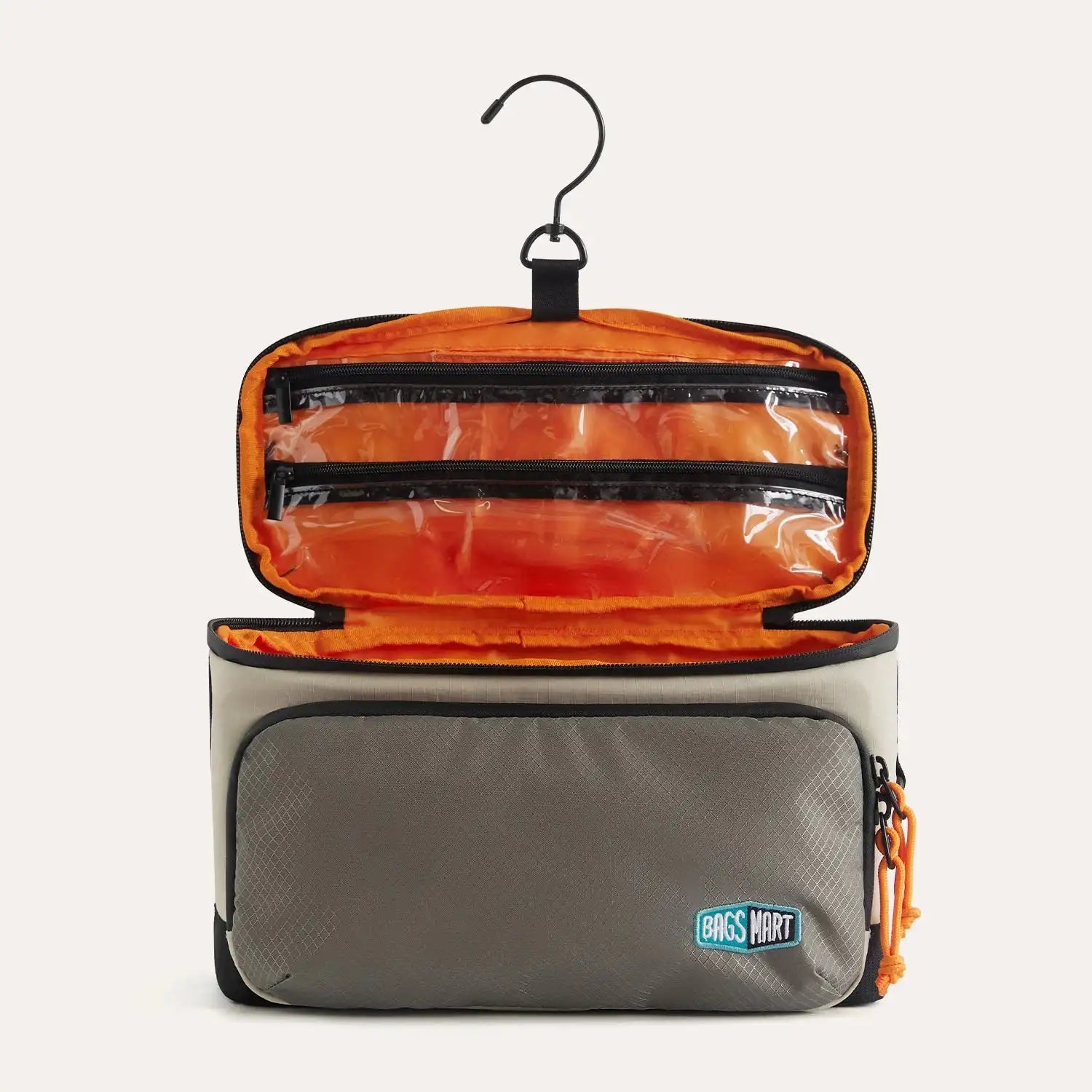 Trousse Maquillage Voyage BAGSMART Waterproof – Organisateur Toilette Crochet Salle de Bain | Grande Capacité Rangement Cosmétique