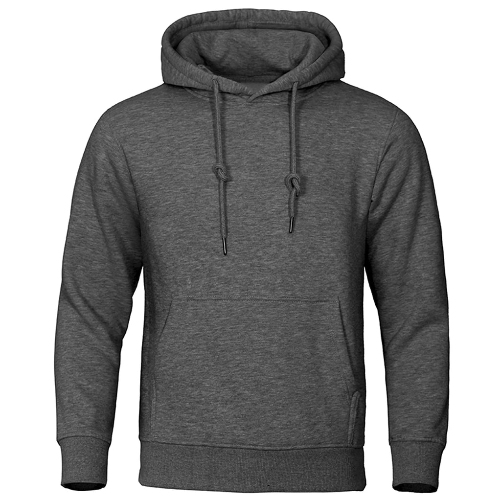 Sweat Homme Polaire Couleur Unie – Pullover Chaud Casual Streetwear Sport École Automne Hiver | Mode Homme Premium