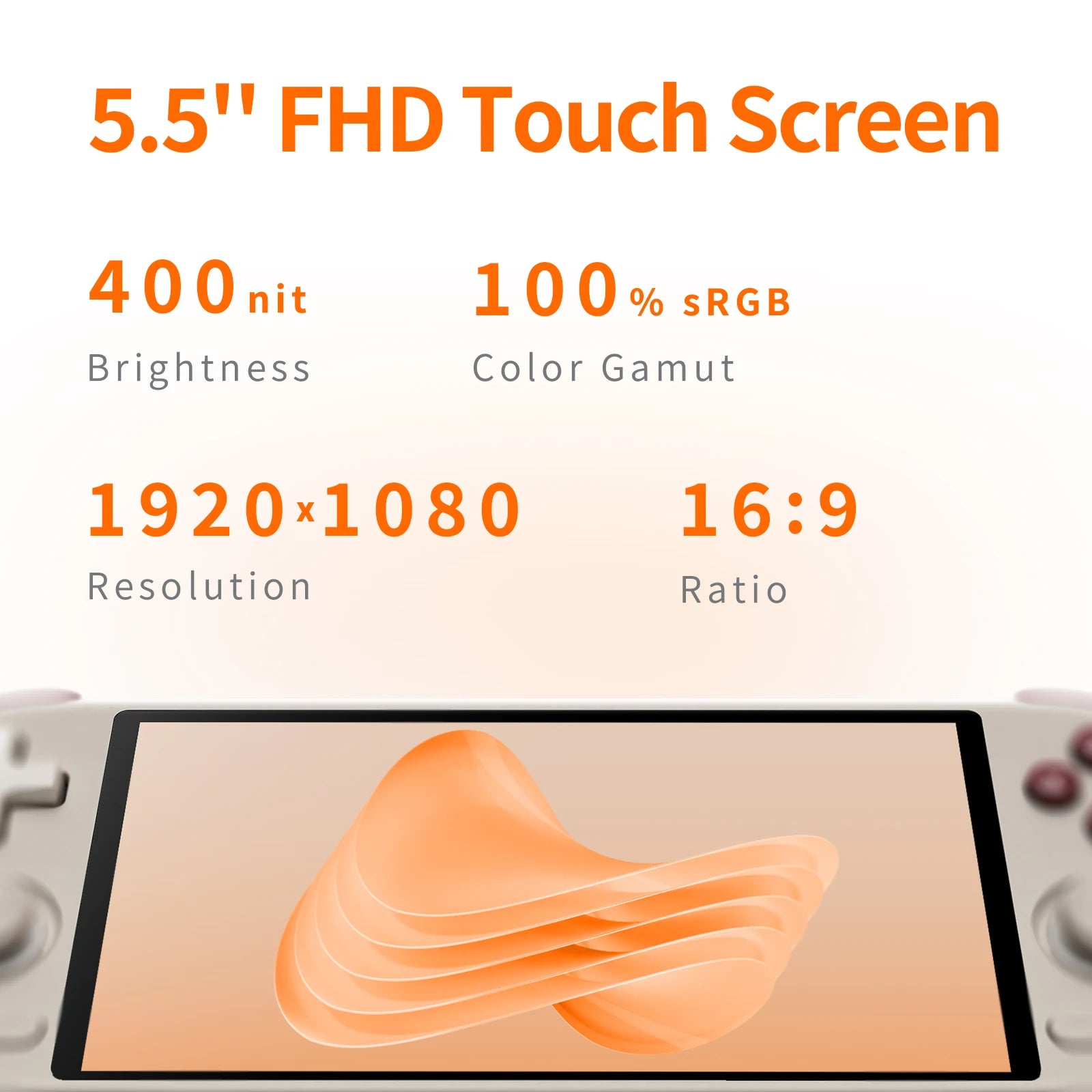 MANGMI AIR X Console Portable Android 14 – Snapdragon 662, Écran Tactile 5.5'', Charge Rapide 15W | Gaming Mobile
