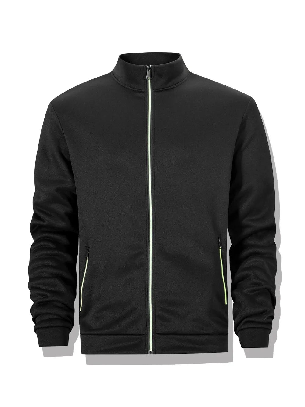 Veste Sweat Homme Zippée Intégrale Col Montant Coupe-Vent Chaud Casual Outdoor Automne Hiver Confortable Élégante Intemporelle – Veste Sweat Premium Zippée Col Montant | Mode Homme Outdoor Automne Hiver Premium