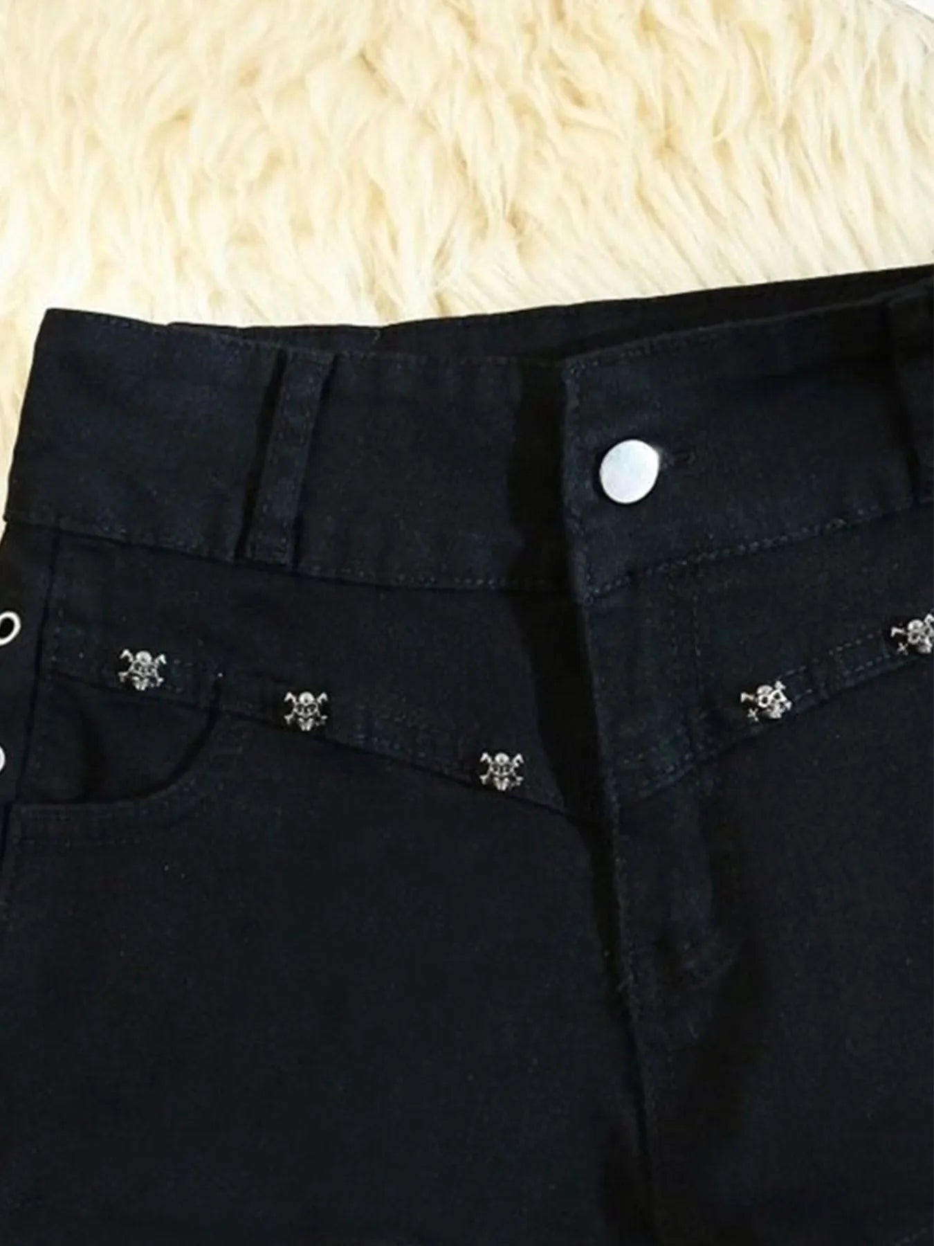 Short Femme Skinny Lacets Streetwear Sexy Style Américain Rétro Casual – Mode Vacances Étudiante Tendance | Été