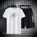 Herren 2-Teiler Kurzarm-T-Shirt + Shorts Schnelltrocknend Sport Outdoor Laufen Sommer Leicht Lässig Bequem Trendig Leistungsstark – Premium Sport-Set 2-Teiler T-Shirt Shorts Schnelltrocknend Sommer | Premium Herren Sportswear Mode