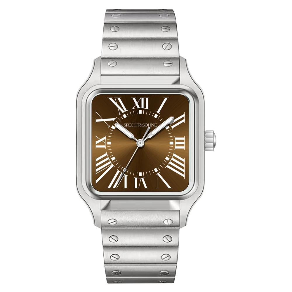 Montre Unisexe Specht & Söhne Luxe 34mm Quartz – Ultra-Fine Saphir Acier Étanche 50M