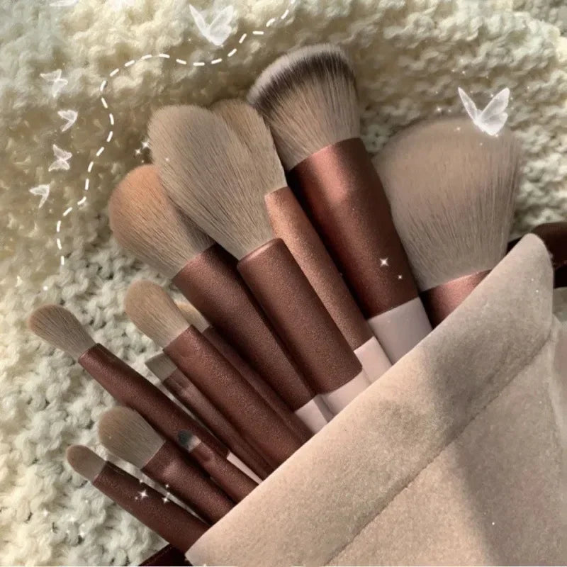 Set Pinceaux Maquillage Femme – Fards, Fond de Teint, Blush & Poudre | Blending Professionnel