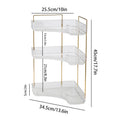 Étagère d’Angle Organisateur Salle de Bain – Rangement Maquillage, Skincare & Cuisine | Support Cosmétiques Bureau