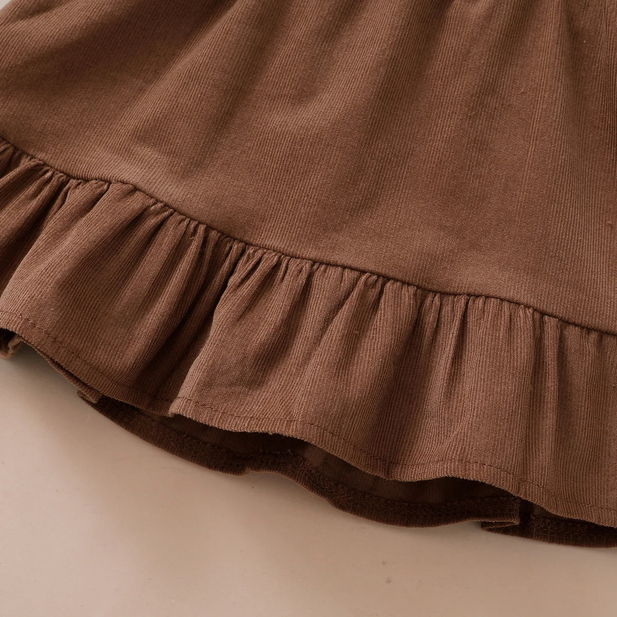 Tenue 3 Pièces Bébé Fille Fleurie – Top Manches Longues + Jupe Bretelles + Bandeau 0-12 Mois