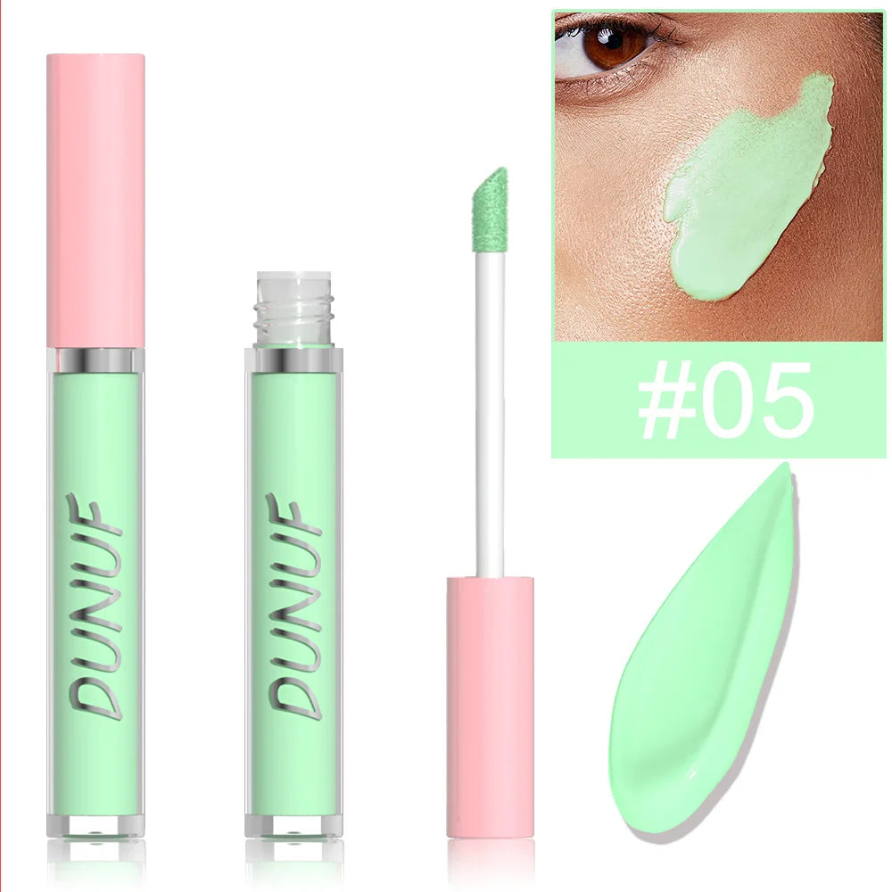 Correcteur Liquide Waterproof – Couvrance Totale Acné & Cernes | Vert, Jaune, Bleu