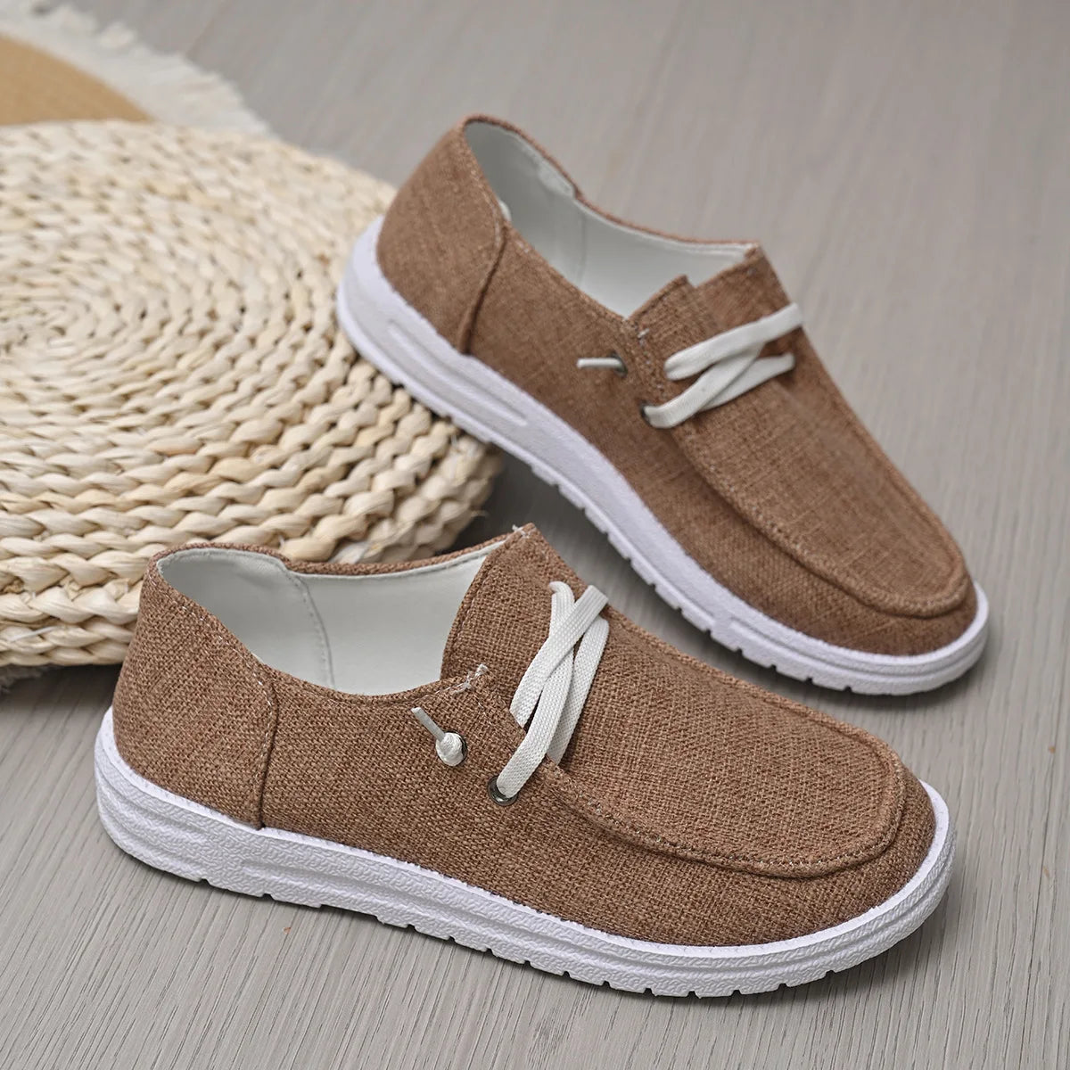 Chaussures Vulcanisées Sport Flat Femme 2025 – Casual Fashion Printemps Automne
