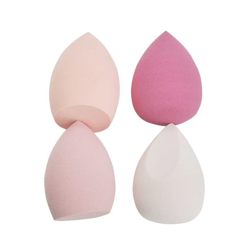 Lot 4 Éponges Maquillage Blender Puff Tendance – Fond de Teint & Poudre | Application Douce & Précise | Accessoire Beauté