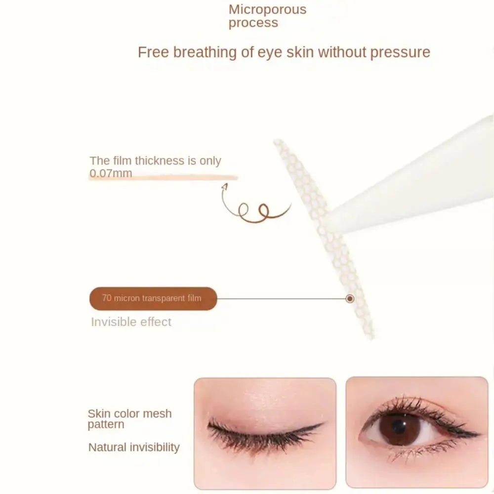 Stickers Double Paupière Invisible Waterproof – Bande Adhésive Transparente Sans Colle | Outil Maquillage Yeux