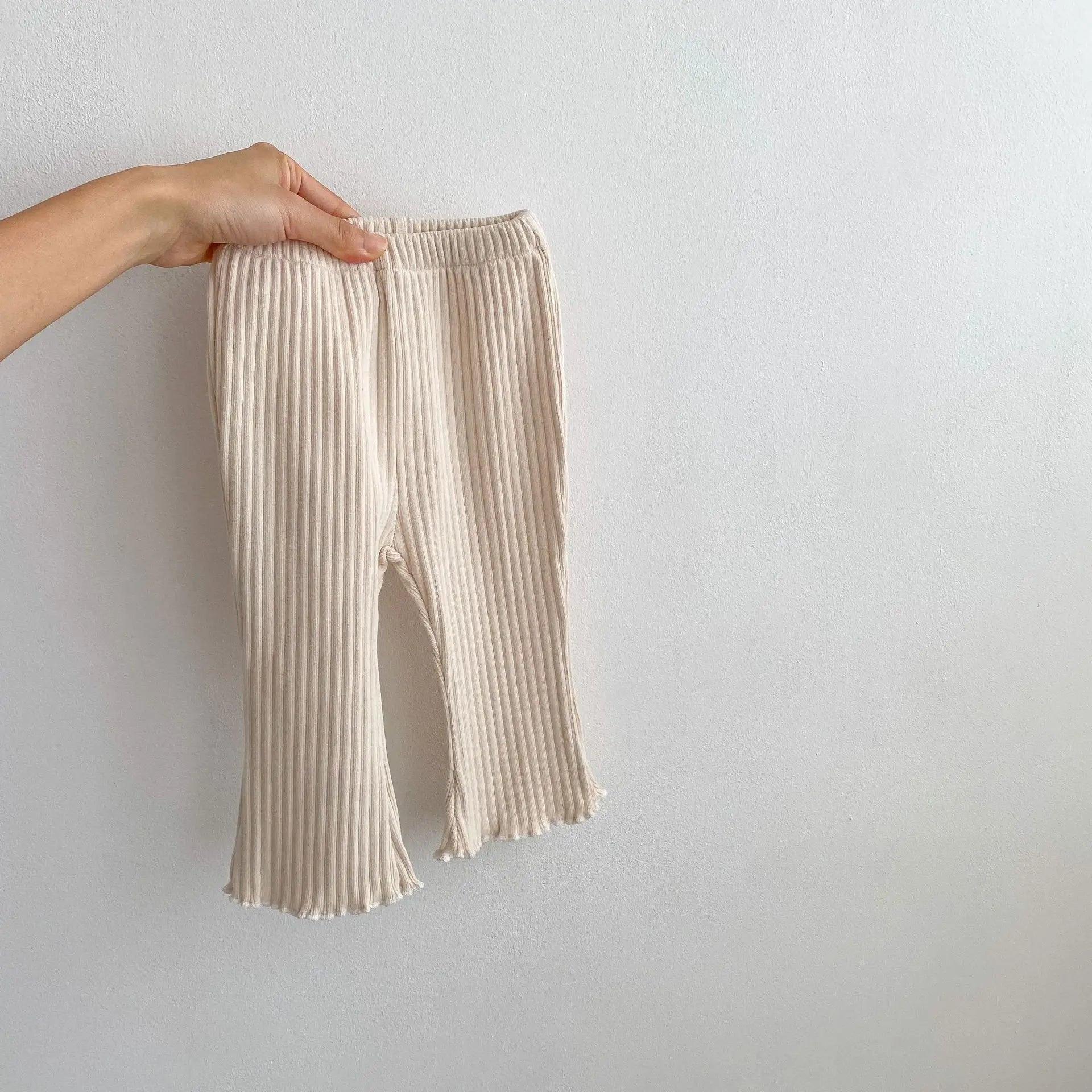 Pantalon Bébé Slim Élastique Couleur Unie – Legging Léger Été Nouveau-Né Garçon Fille Toddler