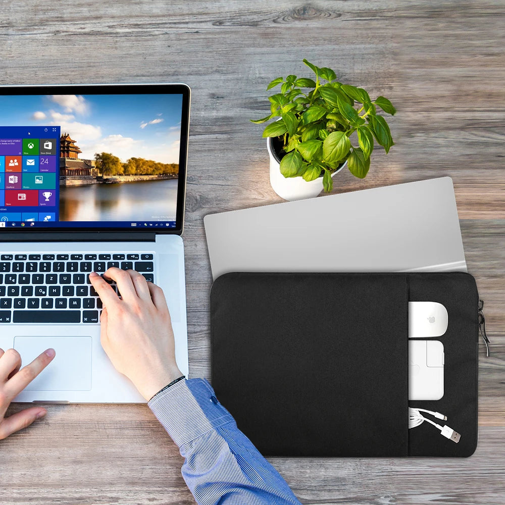 UPERFECT Housse 19.5'' – Sac Transport Moniteur Portable, Laptop & Tablette | Grande Poche Zipper & Poignée