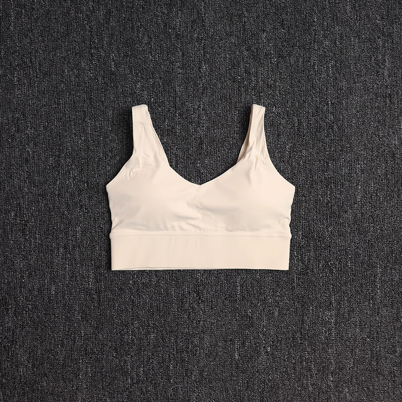 Brassière Sport Femme Dos Nu Sexy – Anti-Choc, Sans Manches | Yoga, Running & Gym | Top Fitness Gainant & Respirant