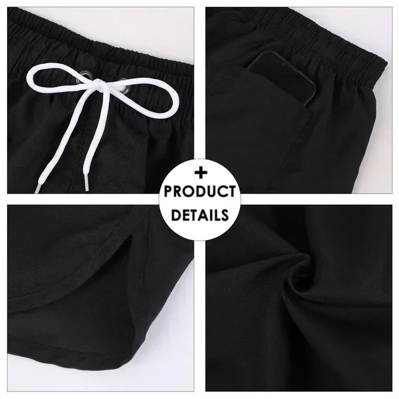 Short de Bain Homme Séchage Rapide Respirant Filet – Surf Plage Fitness Natation Taille Élastique Été | Mode Homme Aquatique