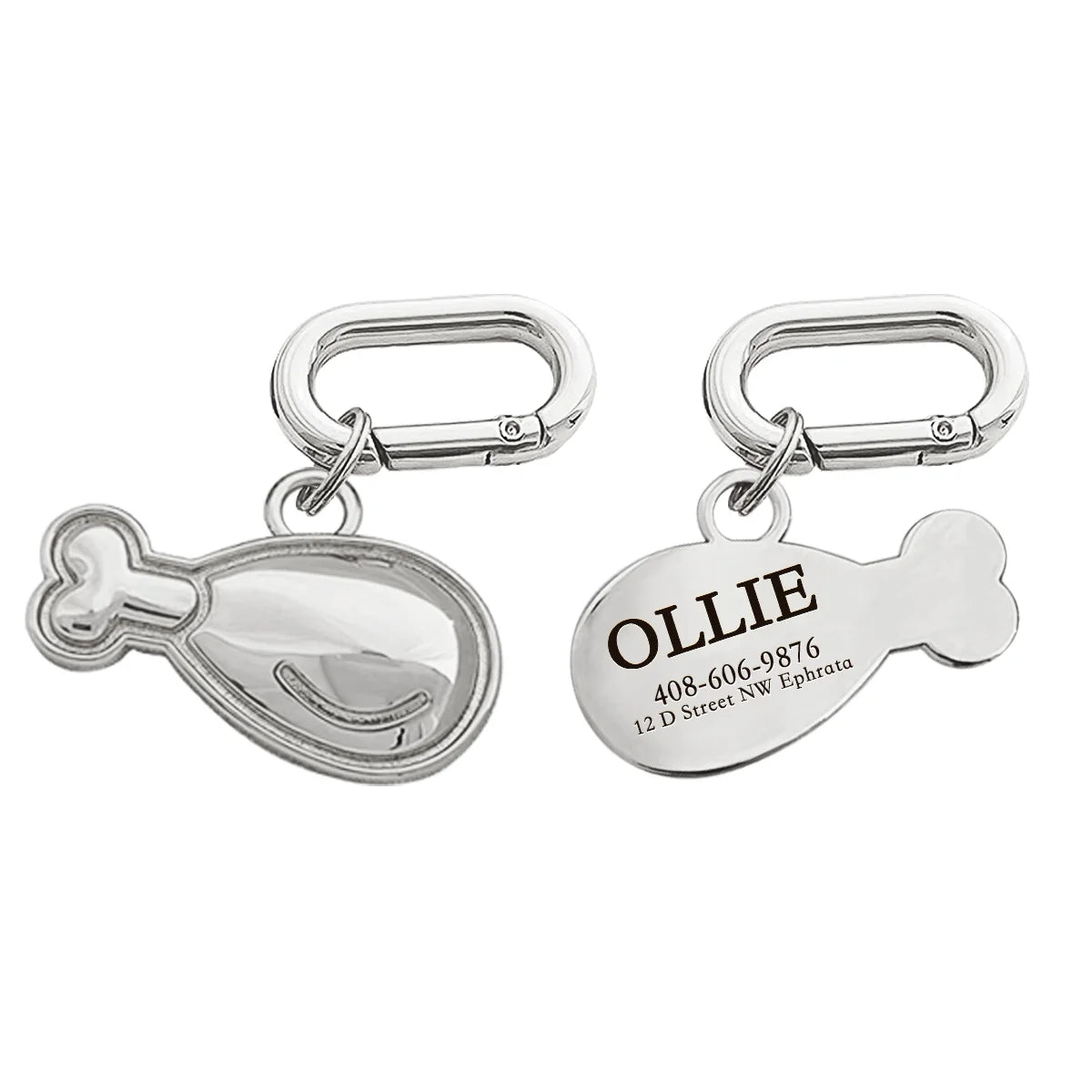 Plaque ID Personnalisée Chien & Chat Memopaw Cuivre Gravure Gratuite Anti-Perte – Médaillon Nom Collier | Accessoires Animaux