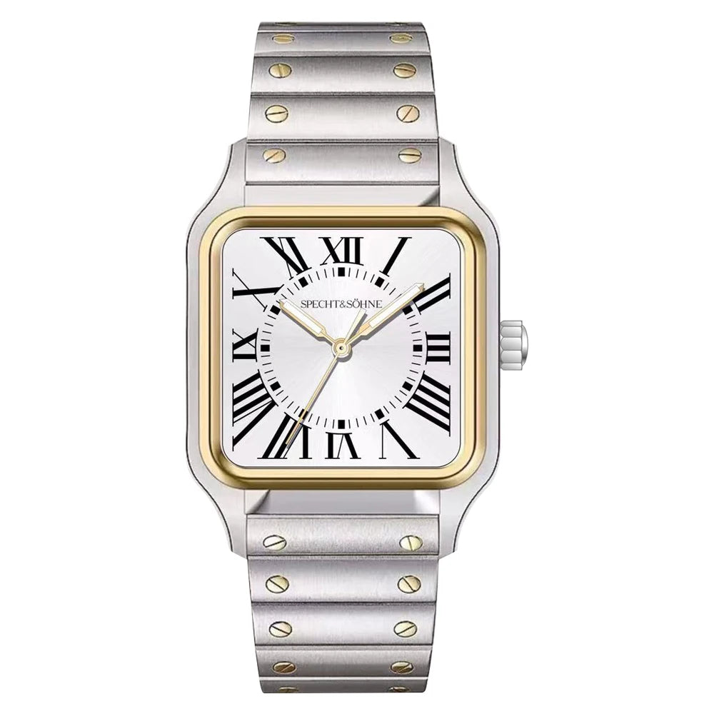 Montre Unisexe Specht & Söhne Luxe 34mm Quartz – Ultra-Fine Saphir Acier Étanche 50M
