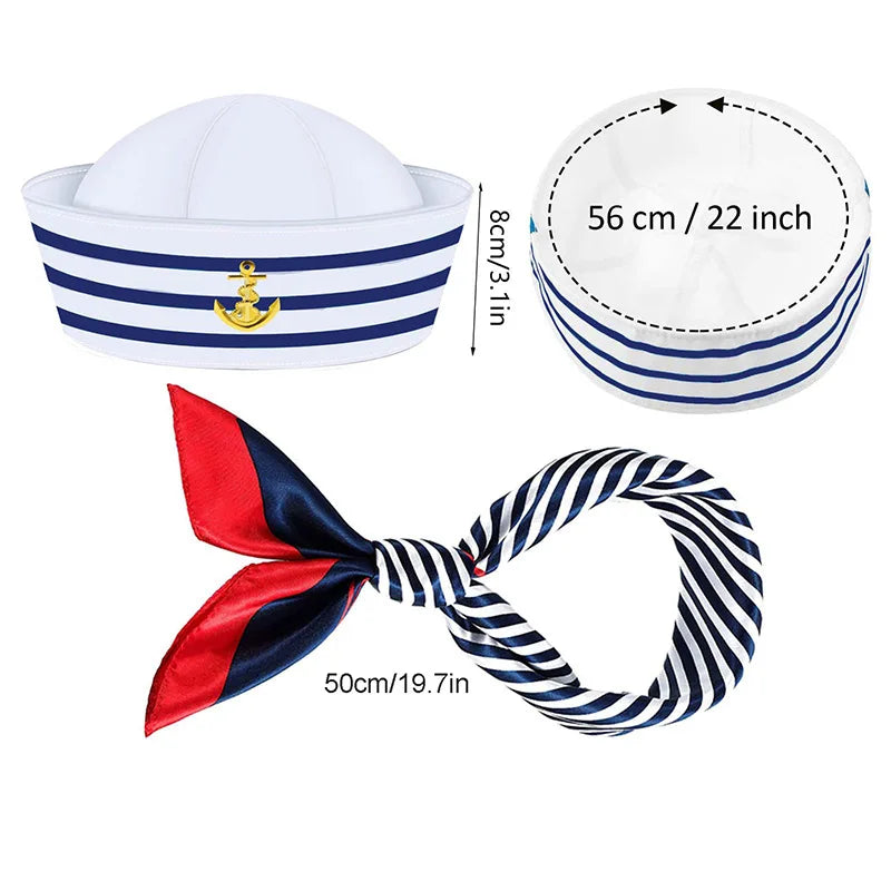 Chapeau Capitaine Marin Adulte – Réglable Homme & Femme | Déguisement & Fête