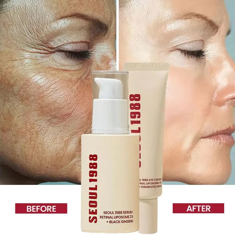 Sérum Visage Rétinol Ginseng Noir Niacinamide 2% – Hydratant Raffermissant Anti-Rides Anti-Âge