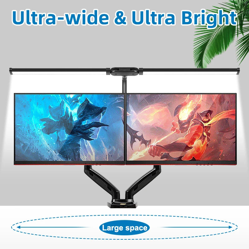 Barre LED Moniteur – Lampe Bureau Dimmable Accroche Écran | Éclairage Laptop & Office Sans Éblouissement