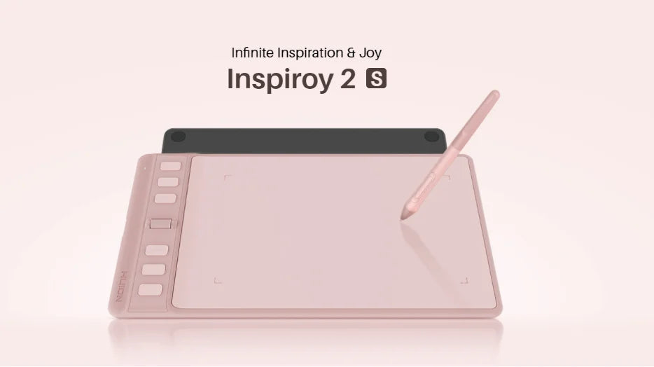 Huion Inspiroy 2S H641P Tablette Graphique 6.3x3.9'' – Stylet Numérique 6 Touches Express | Android, Mac, Windows