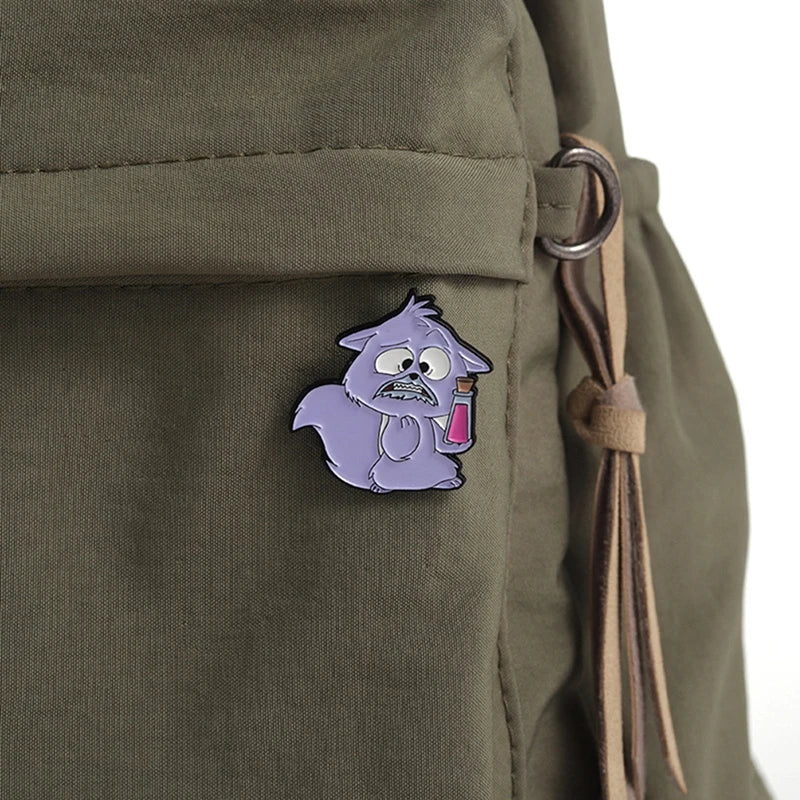 Pin's Émail Animaux Cartoon – Pingouin, Grenouille, Lapin & Chat | Broche Métal Badge Lapel | Bijou Cadeau Tendance