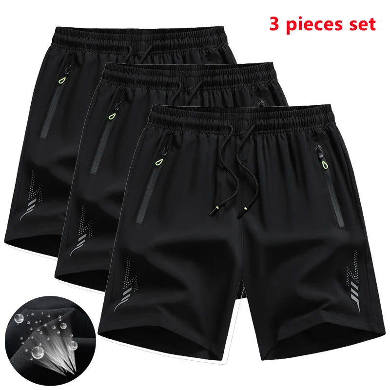 Pack 3 Shorts Homme Running Gym Sport Séchage Rapide Fitness Jogging Entraînement Été Confortables Légers Performants Tendance – Pack 3 Shorts Premium Running Gym Séchage Rapide Sport Été | Mode Homme Sportswear Premium
