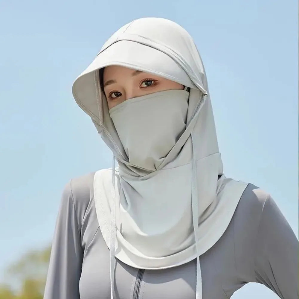 Cagoule Anti-UV Respirante – Masque Visage & Cache-Cou Long | Cyclisme, Moto, Pêche & Randonnée | Homme & Femme