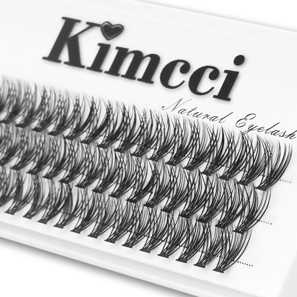 Faux Cils Kimcci 3D Russian Volume – 60 Bundles | Extensions Mink Individuelles Naturelles