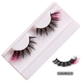 Clusters Cils Colorés Manga Rose Blanc Bleu Violet – Faux Cils Naturels Longs Faux Bouquets | Maquillage Wholesale