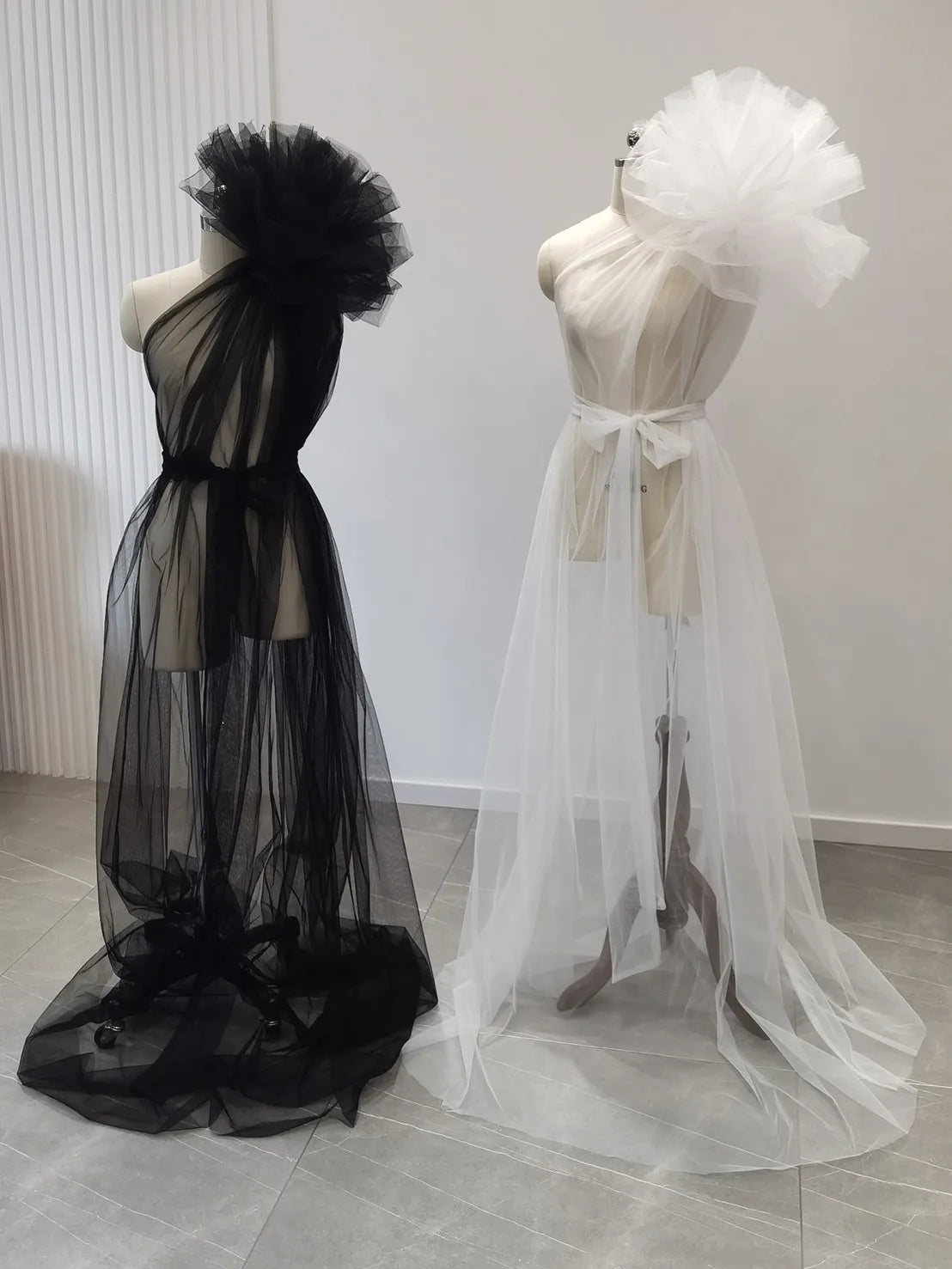 Robe Maternité Longue Transparente Séance Photo – Robe Grossesse Sexy Couleur Unie Baby Shower