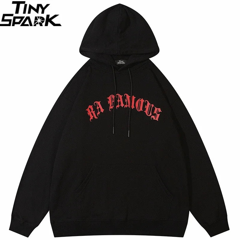 Sweat Homme Hip Hop Oversize Sunset Graphic – Hoodie Coton Harajuku Rétro Streetwear 2025