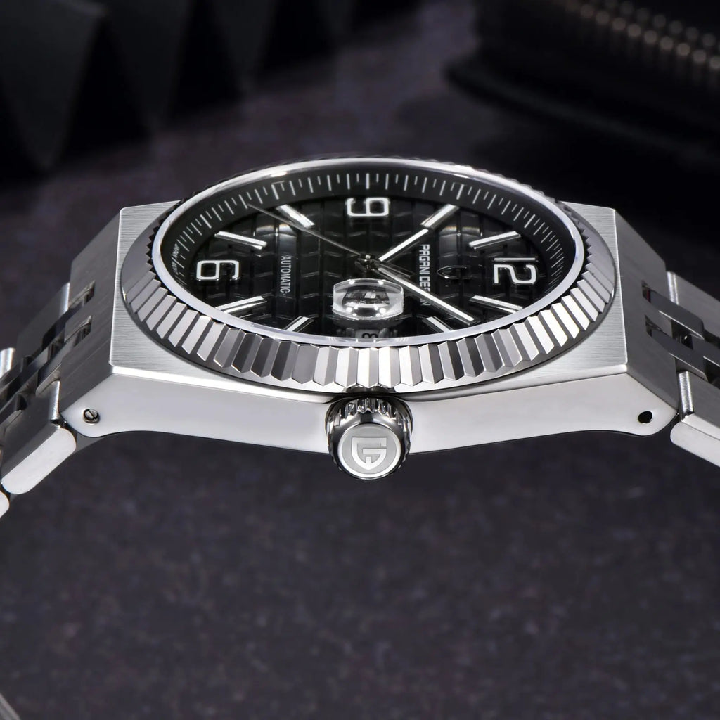 Montre Homme Luxe PAGANI DESIGN 2026 Automatique Cadran 3D Losange Verre Saphir – Business Fashion