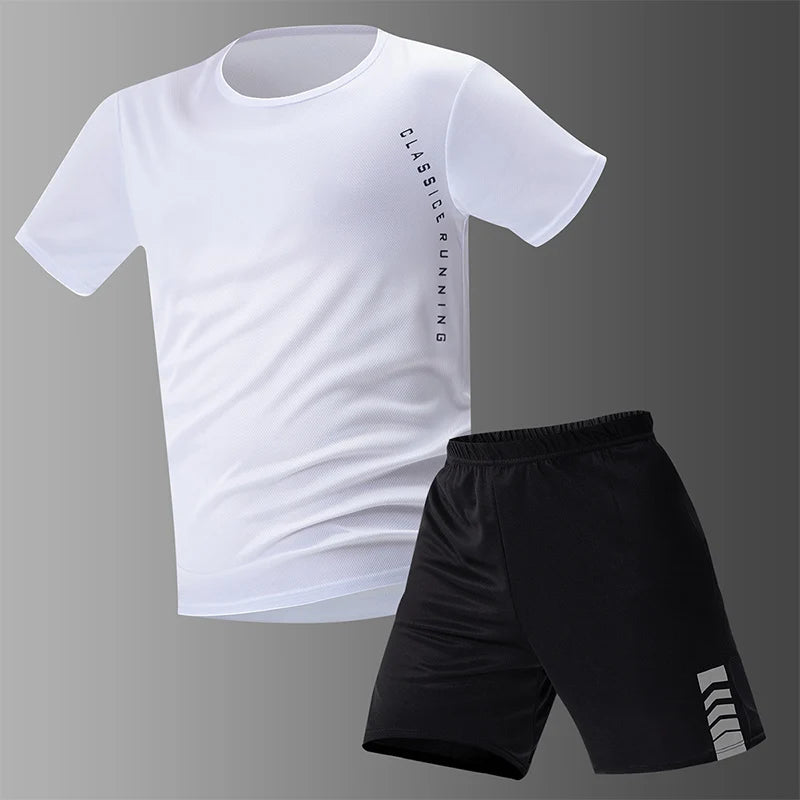 Ensemble Sport Homme Séchage Rapide Grande Taille T-Shirt + Short Lot 2/4/6 Pièces Loisirs Running Fitness Casual Ado – Pack Sport Économique | Mode Homme Sport Premium