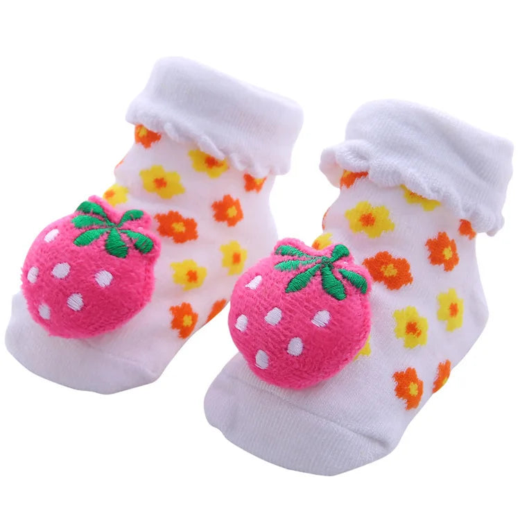 Chaussettes Bébé Unisexe Motifs Animaux Cartoon – Antidérapantes Nouveau-Né Toddler Cadeau Naissance