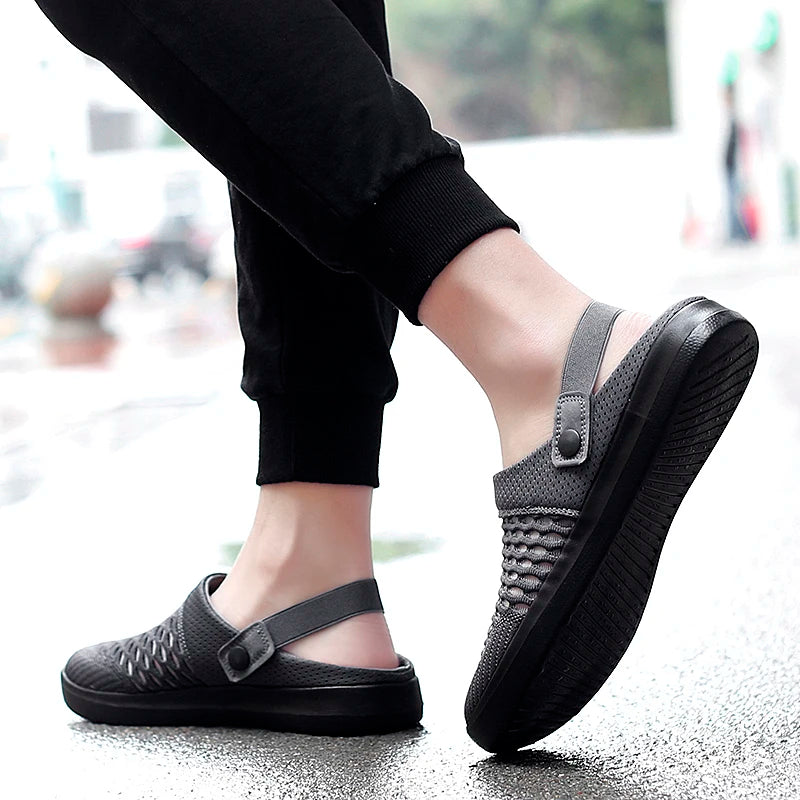 Sandales Mesh Respirantes Slip-on Homme Plage – Légères Fashion Été Casual