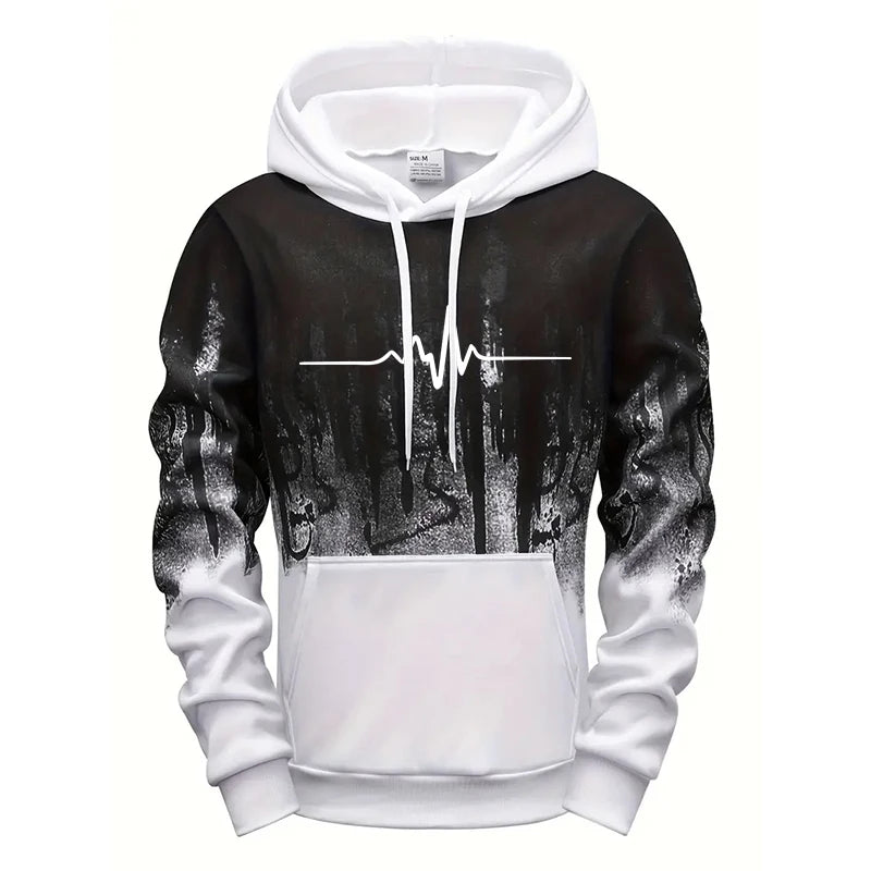 Ensemble Survêtement Homme 2 Pièces Hoodie + Pantalon Jogging Casual Sport Confort Quotidien Fashion Polyvalent Premium – Tenue Sport Complète | Mode Homme Sport Premium