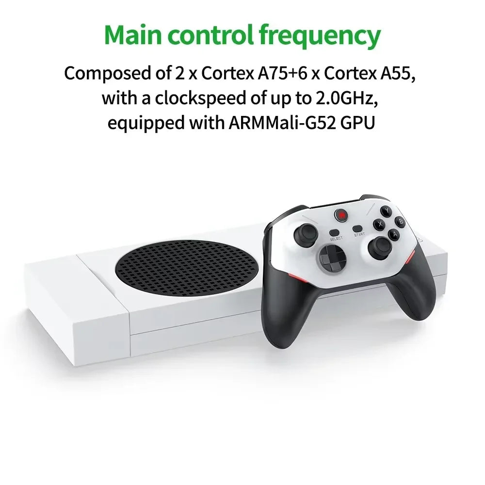 BOYHOM M88 Console de Jeu Rétro 4K – Clé HDMI ARM Mali-G52 GPU, 20 000 Jeux Intégrés, Manette Sans Fil, Compatible PS2/PS1/N64/DC