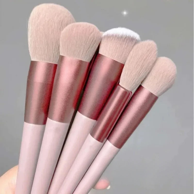 Set Pinceaux Maquillage Femme – Fards, Fond de Teint, Blush & Poudre | Blending Professionnel