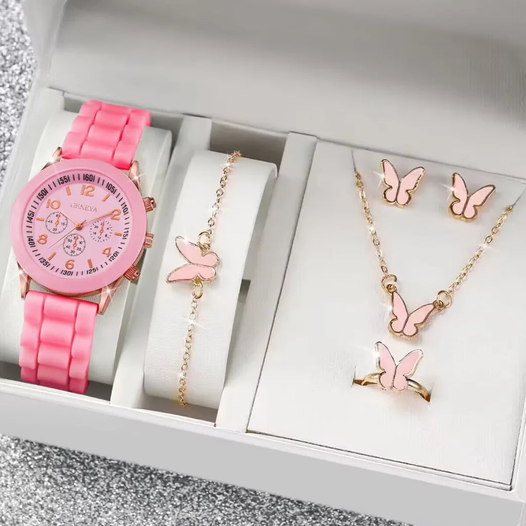 Montre Femme Fashion Silicone Blanc Couple Quartz Élégante Robe Cadeau Tendance Intemporelle | Montre Femme Fashion Silicone Couple Premium