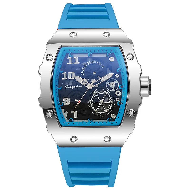Montre Mixte Silicone Jelly Quartz Fashion Luxe – Casual Tendance Idée Cadeau Homme & Femme