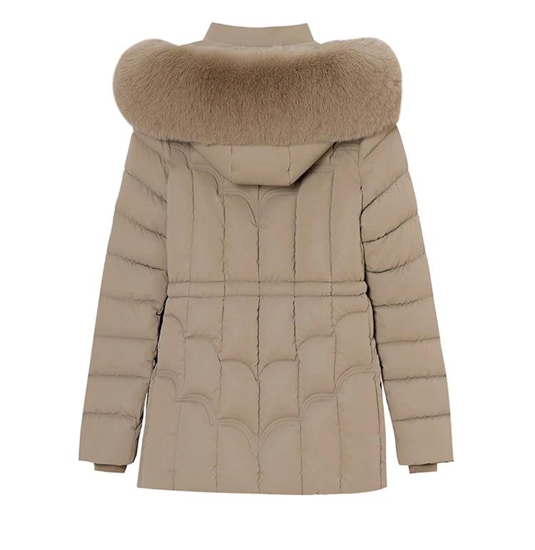 Doudoune Courte Femme À Capuche – Manteau Matelassé Chaud Haute Qualité | Hiver 2025 Tendance