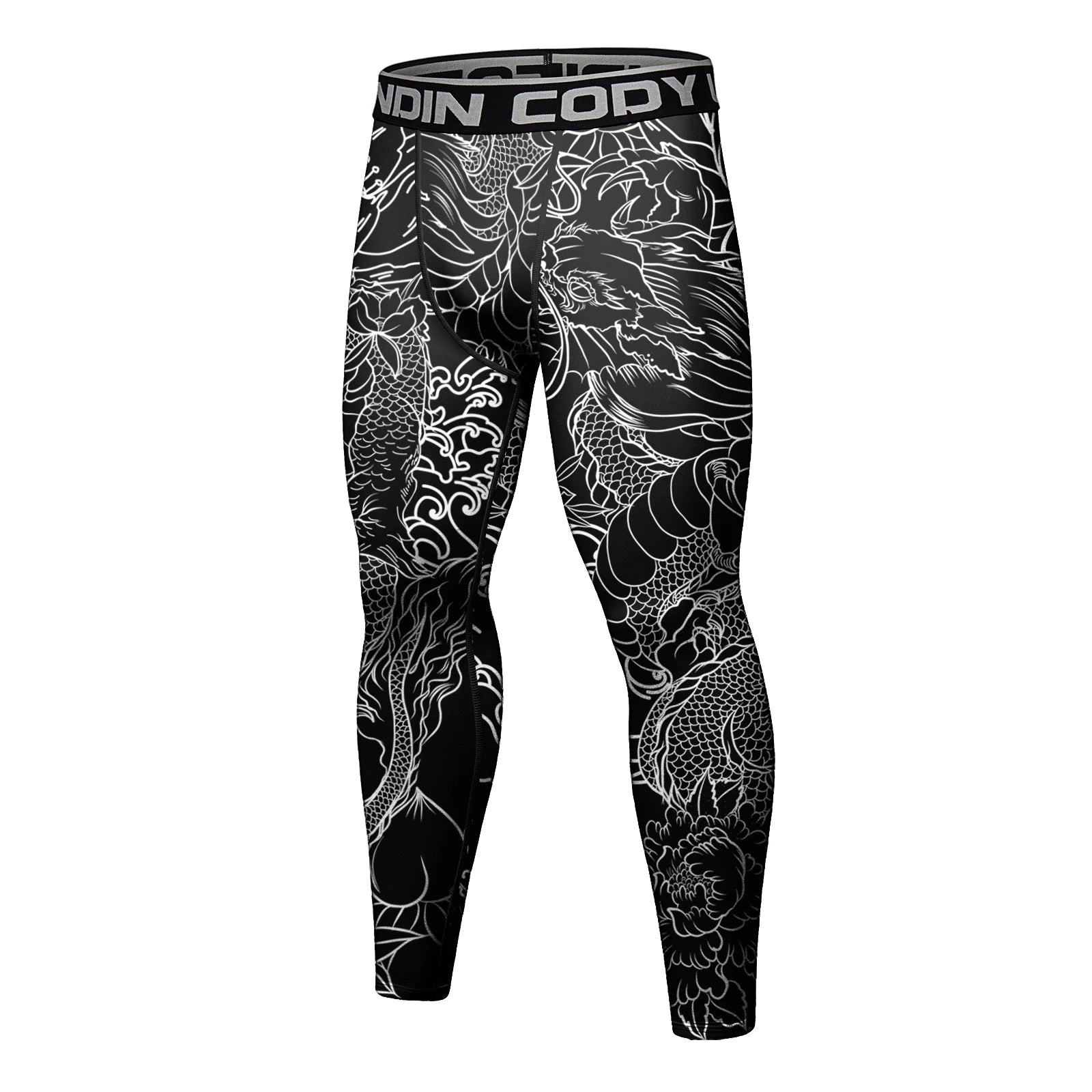 Kompressions-Leggings für Herren – BJJ, Grappling & Fitness