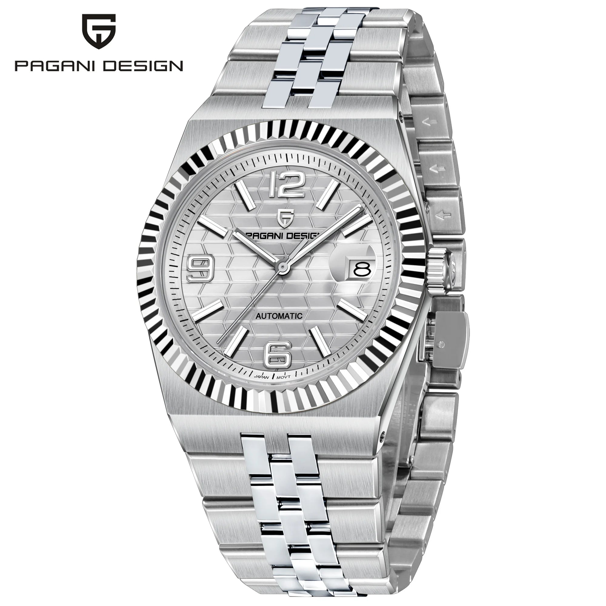 Montre Homme Luxe PAGANI DESIGN 2026 Automatique Cadran 3D Losange Verre Saphir – Business Fashion