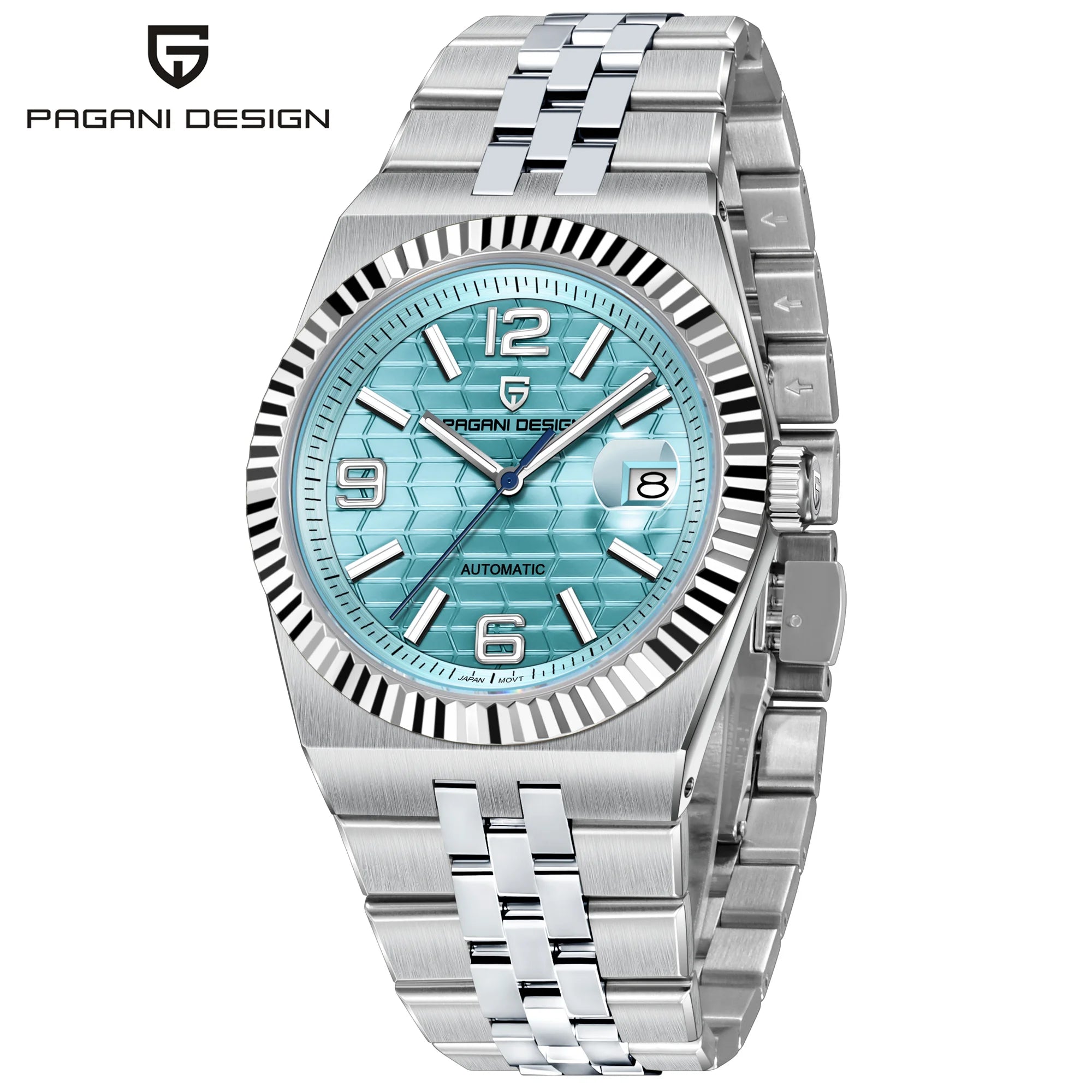Montre Homme Luxe PAGANI DESIGN 2026 Automatique Cadran 3D Losange Verre Saphir – Business Fashion