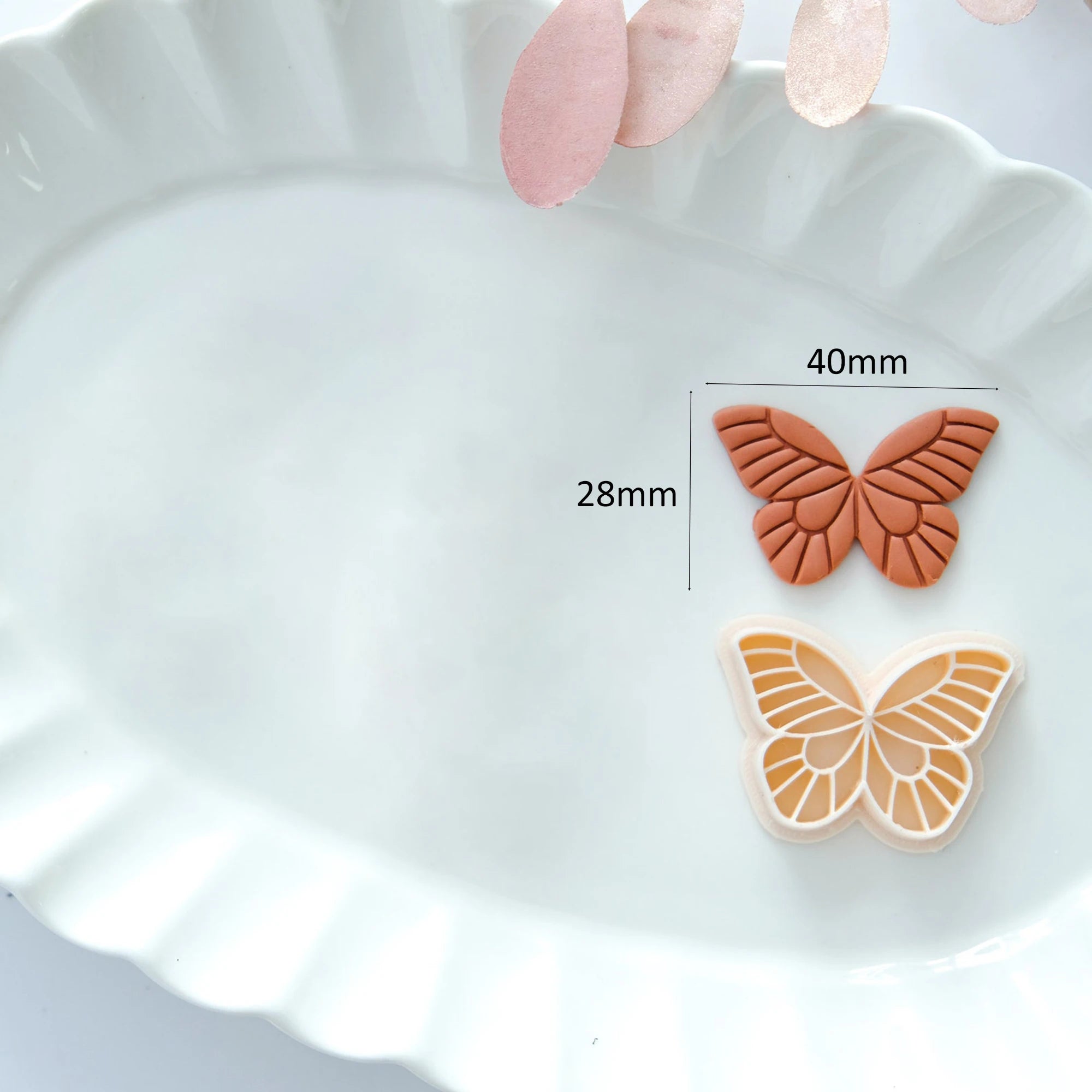 Set 3 Emporte-Pièces Papillon Argile Polymère — Moules DIY Boucles d'Oreilles Boho