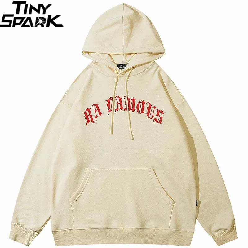 Sweat Homme Hip Hop Oversize Sunset Graphic – Hoodie Coton Harajuku Rétro Streetwear 2025