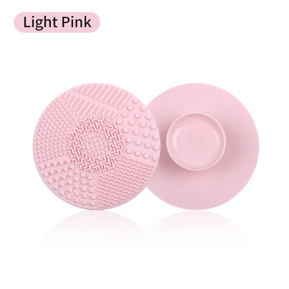 Tapis Nettoyant Pinceaux Maquillage Silicone – Outil Nettoyage Professionnel Fard & Fond de Teint | Mat Cosmétique