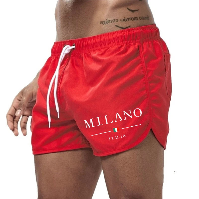 Kurze Herren-Badehose Strand Sommer Bedruckt Urban Schnelltrocknend Leicht Schwimmen Surfen Joggen Lässig Mode Trend – Premium Multifunktions-Boardshorts | Herren-Sommermode Premium