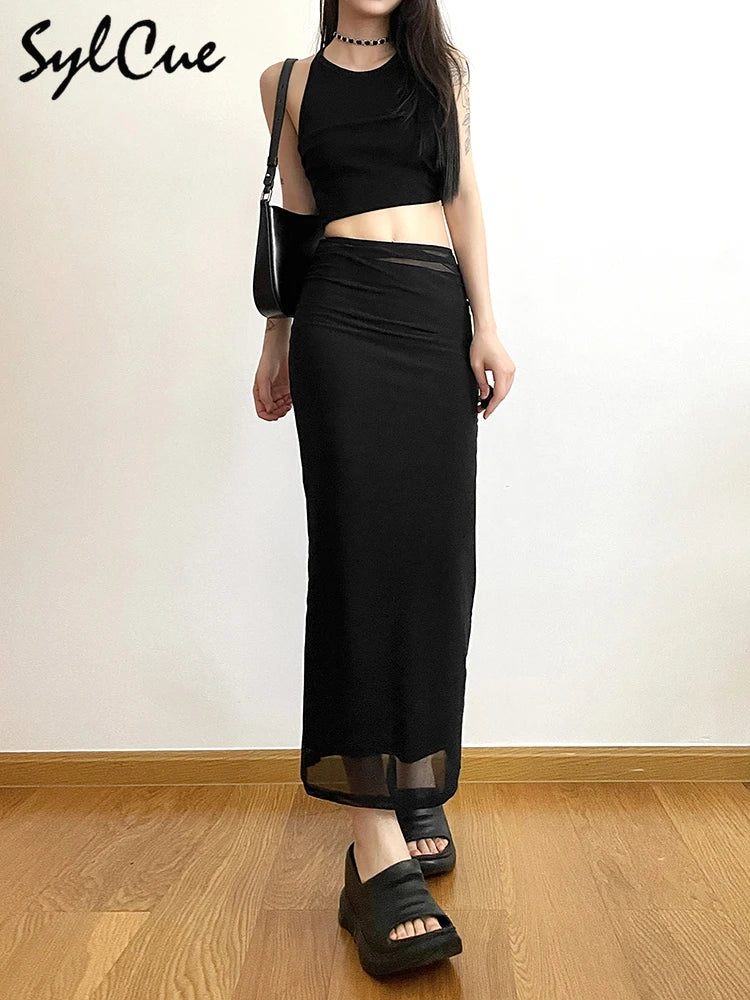 Sexy High-Waist Stretchrock - Enganliegend, Freizeit, Streetwear für Sommer & Reisen Damen | Sylcue