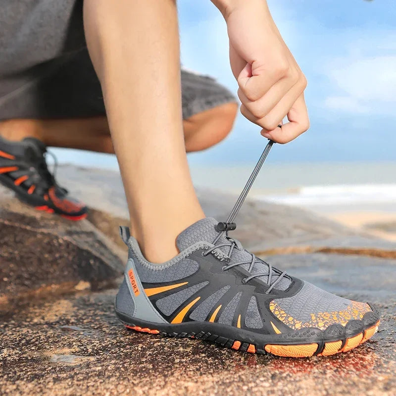 Chaussures Aquatiques 5 Doigts Unisexe – Respirantes & Antidérapantes | Plage, Natation, Fitness & Sport Été | Tailles 36-47